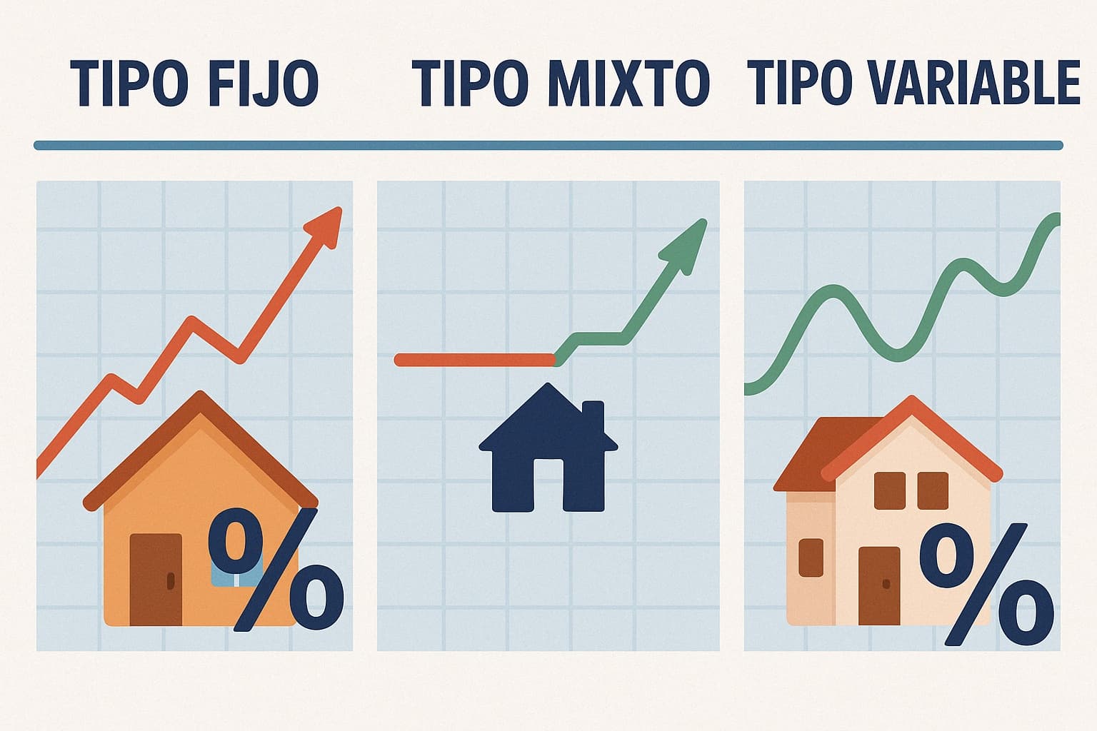 Hipoteca fija, variable o mixta: ¿cuál es mejor en 2025?