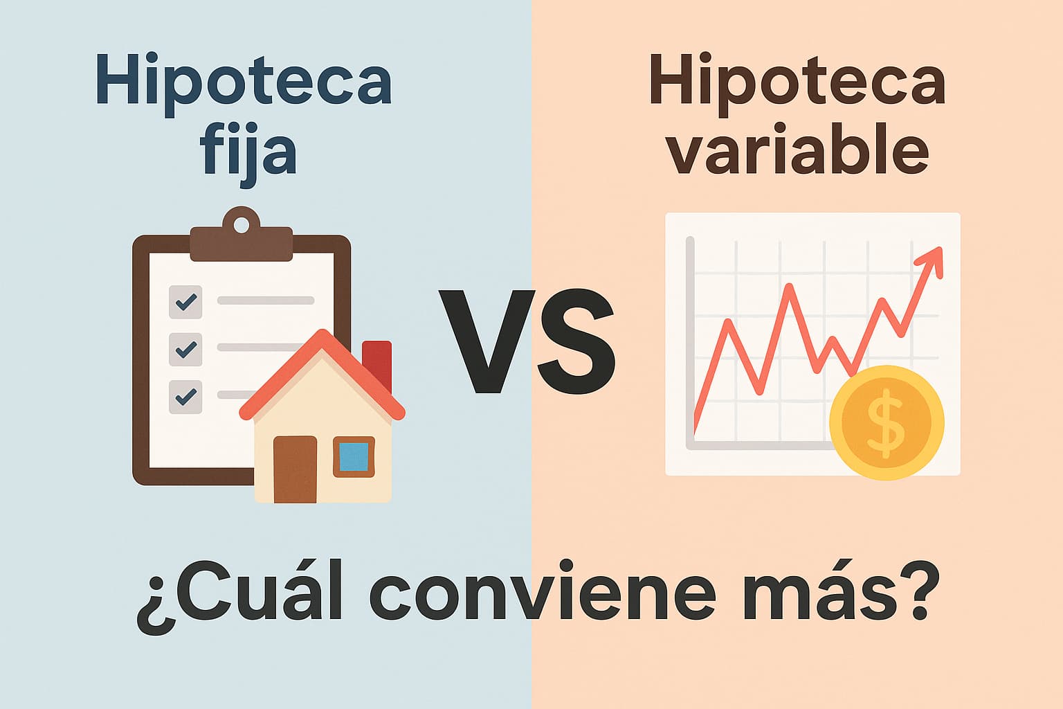 Hipoteca fija vs hipoteca variable en 2025: comparativa y consejos para elegir la mejor opción